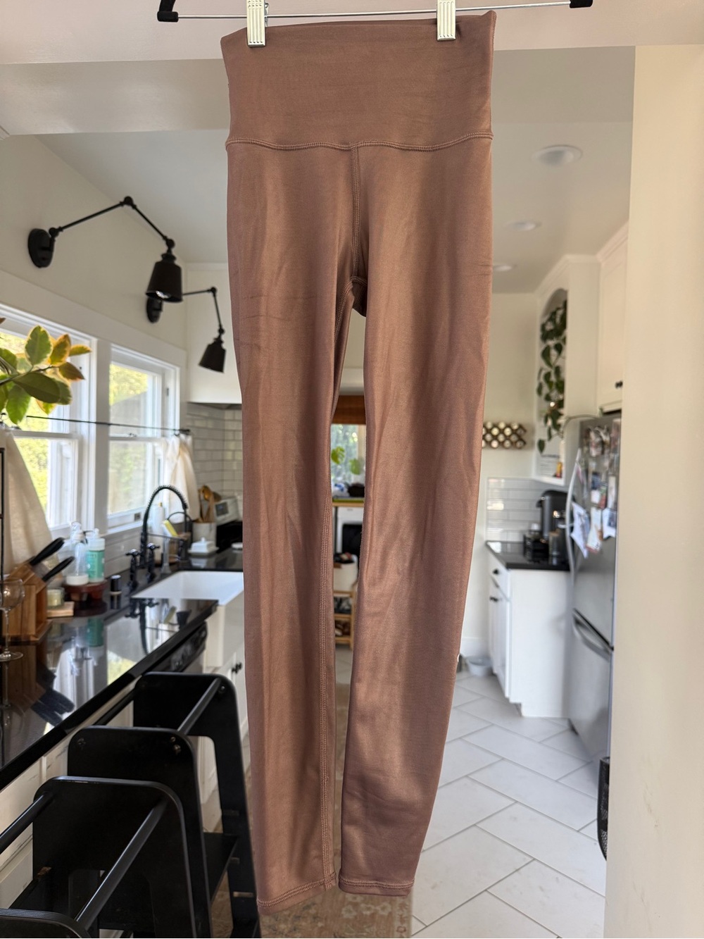 ALO Yoga High-Rise Dusty Mauve Leggings XS